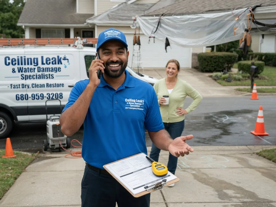 Ceiling Leak Cleanup Clifton, OH FAQs